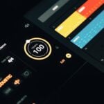 Close-up of a music production interface displaying tempo and track settings.